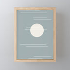 Minimal Sky Abstract XXXVII Mini Art Print Gallery Image 1