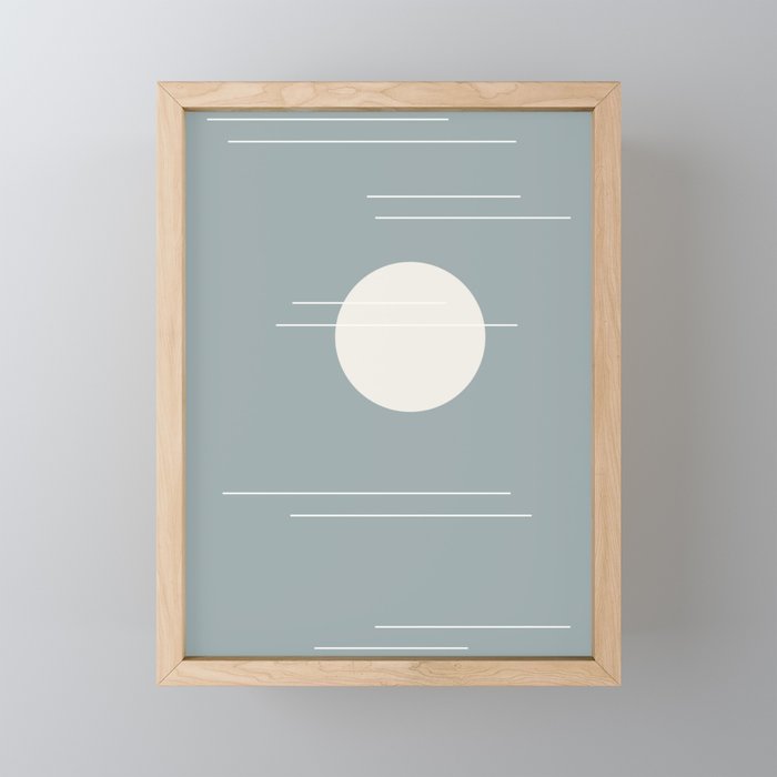 Minimal Sky Abstract XXXVII Mini Art Print Gallery Image 1