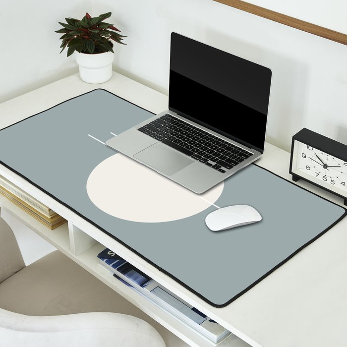Minimal Sky Abstract XXXVII Desk Mat Gallery Image 2