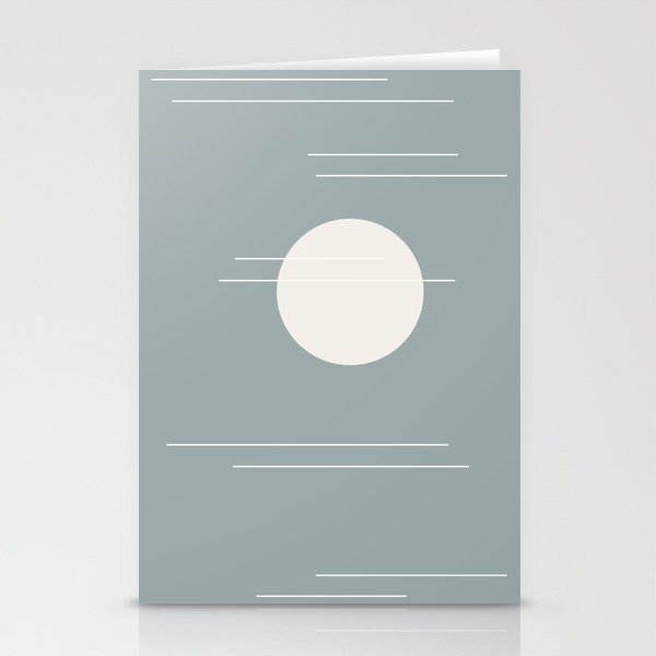 Minimal Sky Abstract XXXVII Stationery Card Gallery Image 1