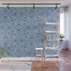 Moroccan Vibes Indigo C Wall Mural Gallery Image 1