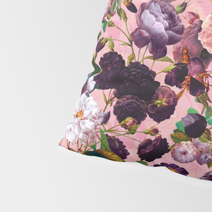 Rose Pink Garden Pillow Sham Gallery Image 4