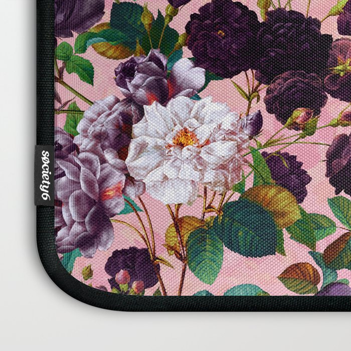 Rose Pink Garden Laptop Sleeve Gallery Image 3