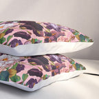 Rose Pink Garden Pillow Sham Gallery Image 3