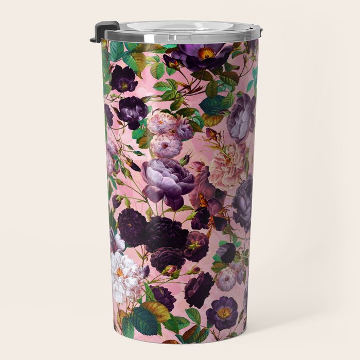 Rose Pink Garden Travel Mug Gallery Image 3