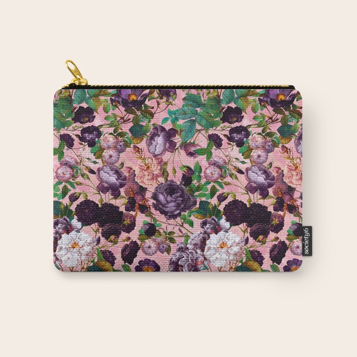 Rose Pink Garden Carry All Pouch Gallery Image 1