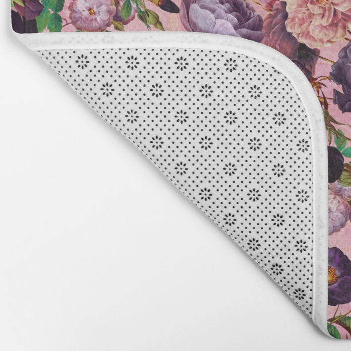 Rose Pink Garden Bath Mat Gallery Image 2