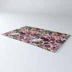 Rose Pink Garden Rug Gallery Image 3