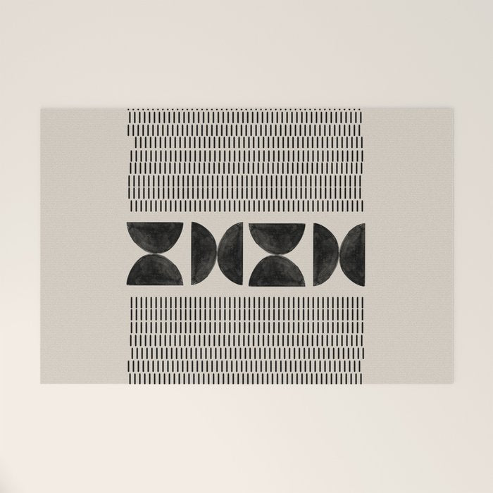 Tribal Boho Art Welcome Mat Gallery Image 1