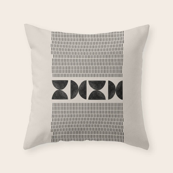 Tribal Boho Art Throw Pillow Gallery Image 6