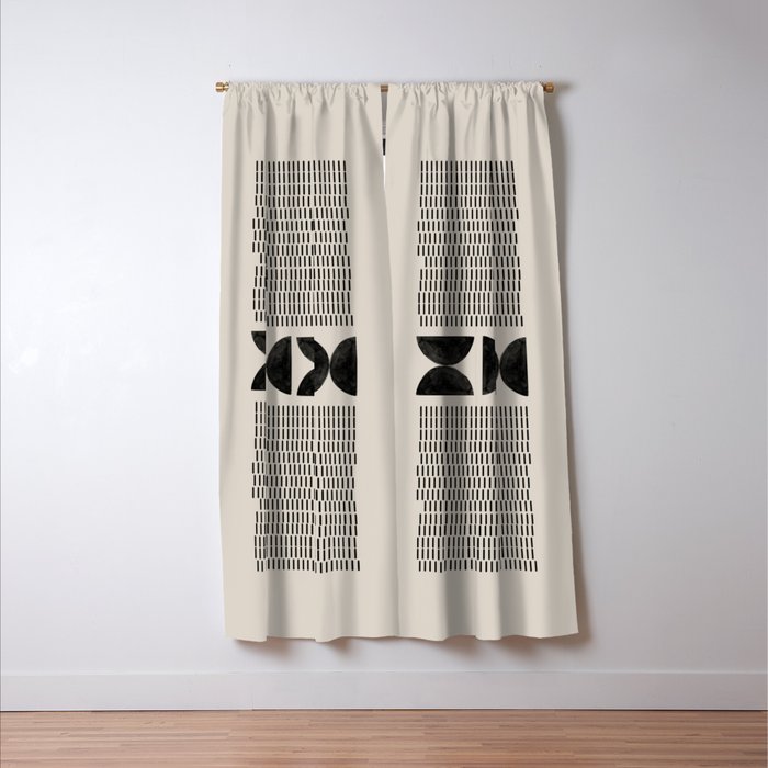 Tribal Boho Art Window Curtain Gallery Image 3