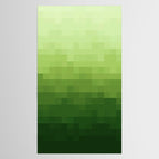Gradient Pixel Green Tablecloth Gallery Image 2