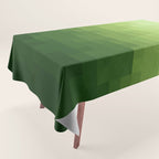 Gradient Pixel Green Tablecloth Gallery Image 1