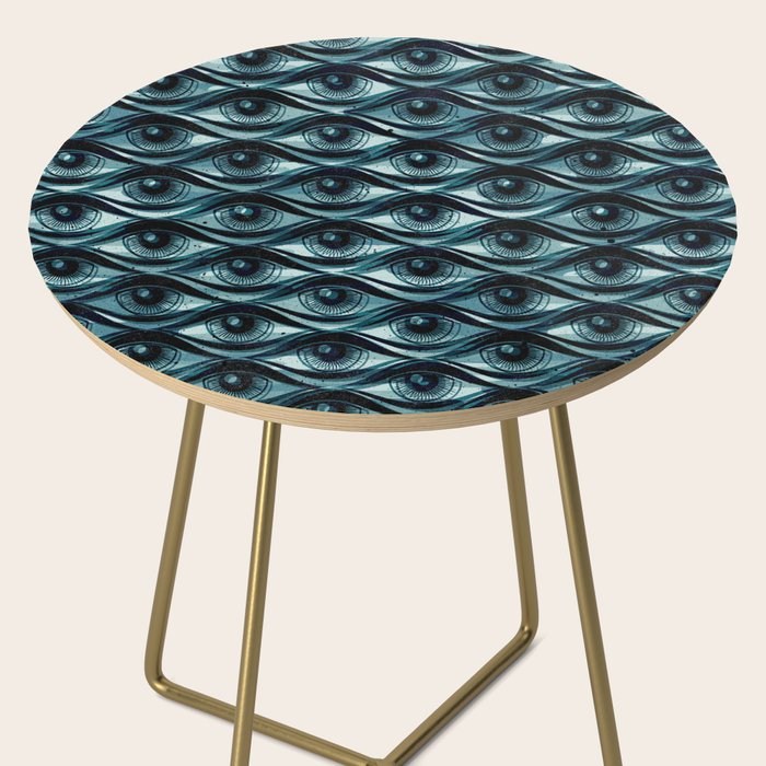 Hypnotized - vintage blue Side Table Gallery Image 2