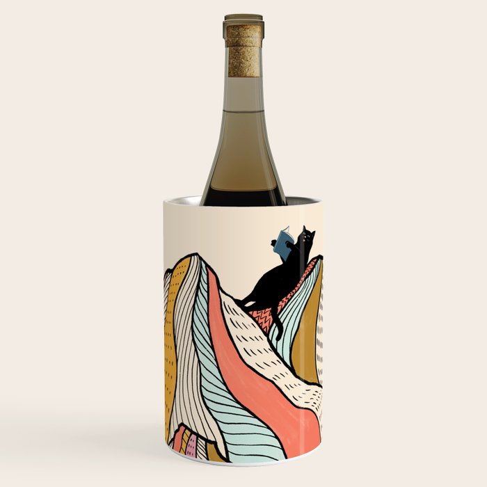 Good Morning Meow 3 - Reading Rainbow Wine Chiller Gallery Image 1