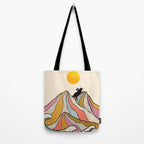 Good Morning Meow 3 - Reading Rainbow Tote Bag Gallery Image 2