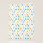 Colorful fun abstract pattern art Stationery Card Gallery Image 2