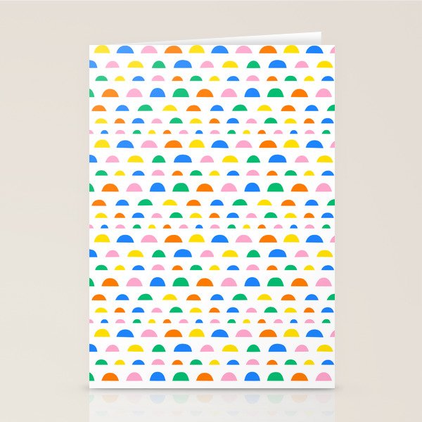 Colorful fun abstract pattern art Stationery Card Gallery Image 2