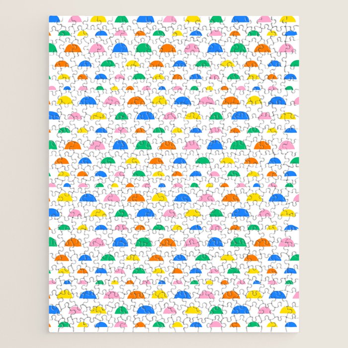 Colorful fun abstract pattern art Jigsaw Puzzle Gallery Image 1