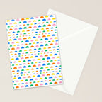 Colorful fun abstract pattern art Stationery Card Gallery Image 2