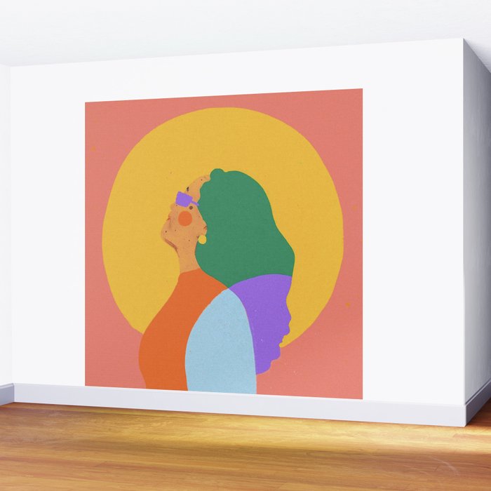 Holly portrait Wall Mural Gallery Image 2