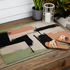 Soft Edge Abstraction 1 Outdoor Rug Gallery Image 2