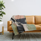  Soft Edge Abstraction 1 Throw Blanket Gallery Image 1