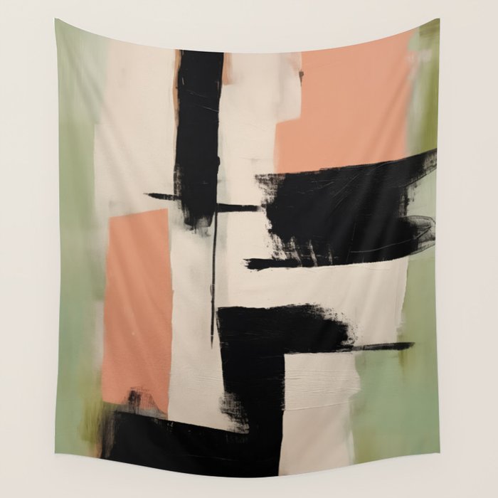  Soft Edge Abstraction 1 Wall Tapestry Gallery Image 4