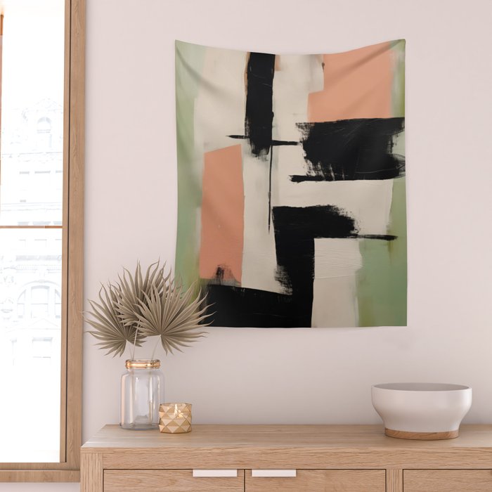  Soft Edge Abstraction 1 Wall Tapestry Gallery Image 2