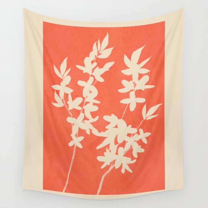 Plant Imprints 1 Wall Tapestry Gallery Image 4