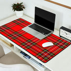 Vintage Red Tartan Plaid Scottish Pattern Desk Mat Gallery Image 2