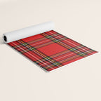 Vintage Red Tartan Plaid Scottish Pattern Yoga Mat Gallery Image 2