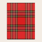 Vintage Red Tartan Plaid Scottish Pattern Notebook Gallery Image 4