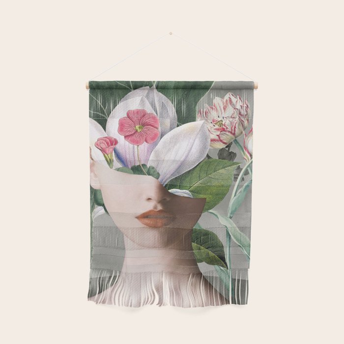 Floral Portrait /collage 2 Wall Hanging Gallery Image 1