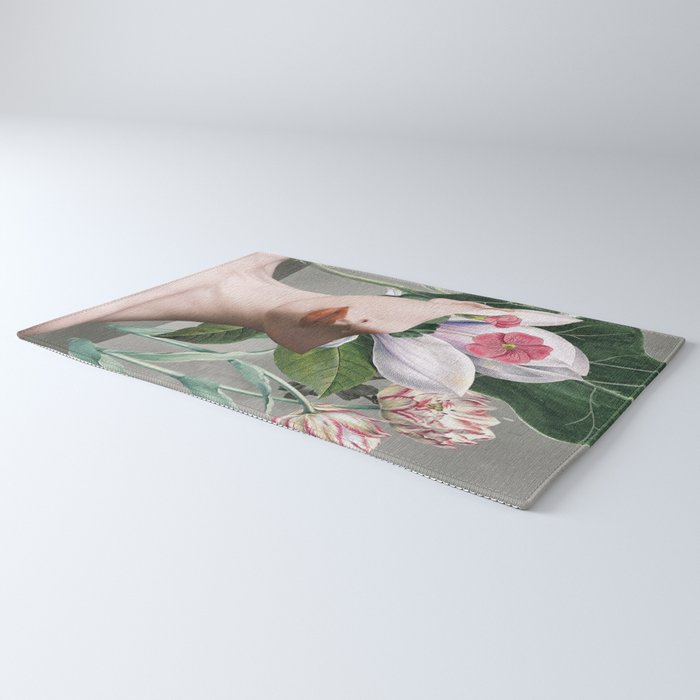 Floral Portrait /collage 2 Rug Gallery Image 3