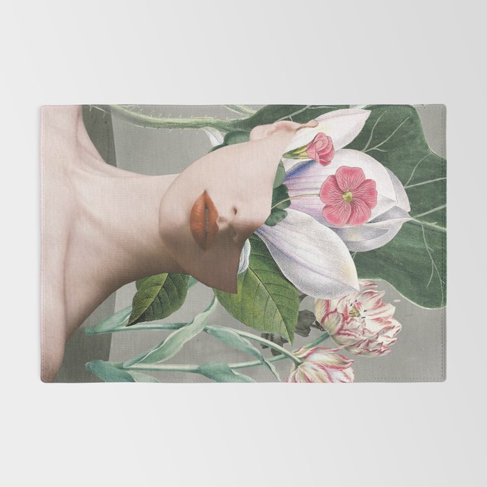 Floral Portrait /collage 2 Rug Gallery Image 2