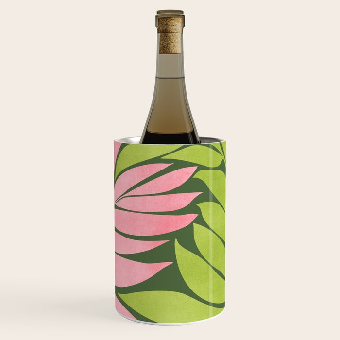 Spring Flora / Pink and Green Palette Wine Chiller Gallery Image 1