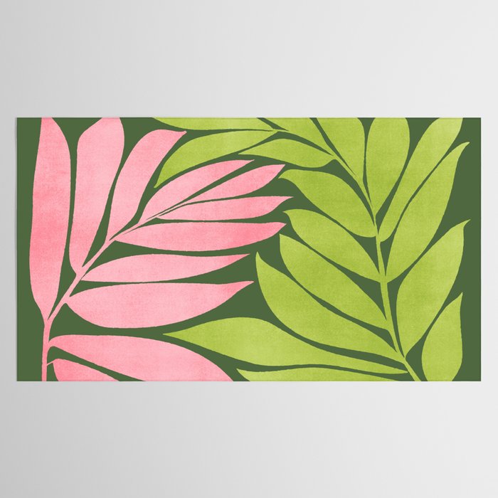 Spring Flora / Pink and Green Palette Tablecloth Gallery Image 2