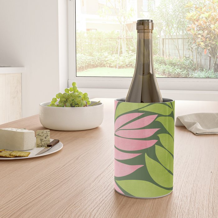 Spring Flora / Pink and Green Palette Wine Chiller Gallery Image 4
