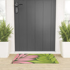 Spring Flora / Pink and Green Palette Welcome Mat Gallery Image 3