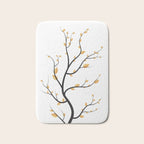 golden leaves Bath Mat Gallery Image 1