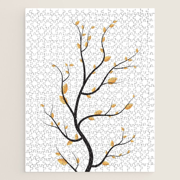 golden leaves Jigsaw Puzzle Gallery Image 1