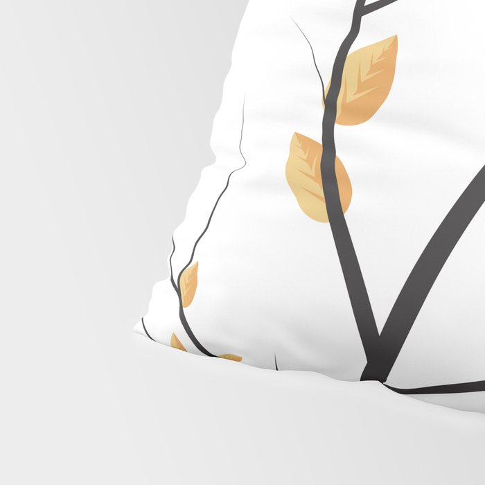 golden leaves Pillow Sham Gallery Image 4