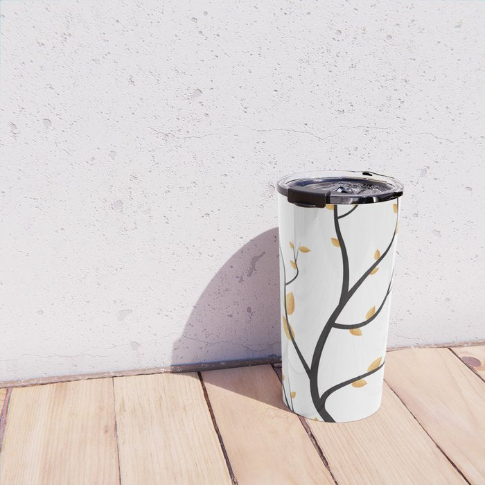 golden leaves Travel Mug Gallery Image 4