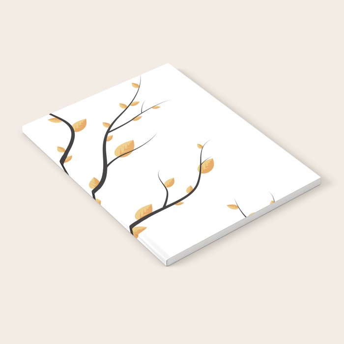 golden leaves Notebook Gallery Image 2
