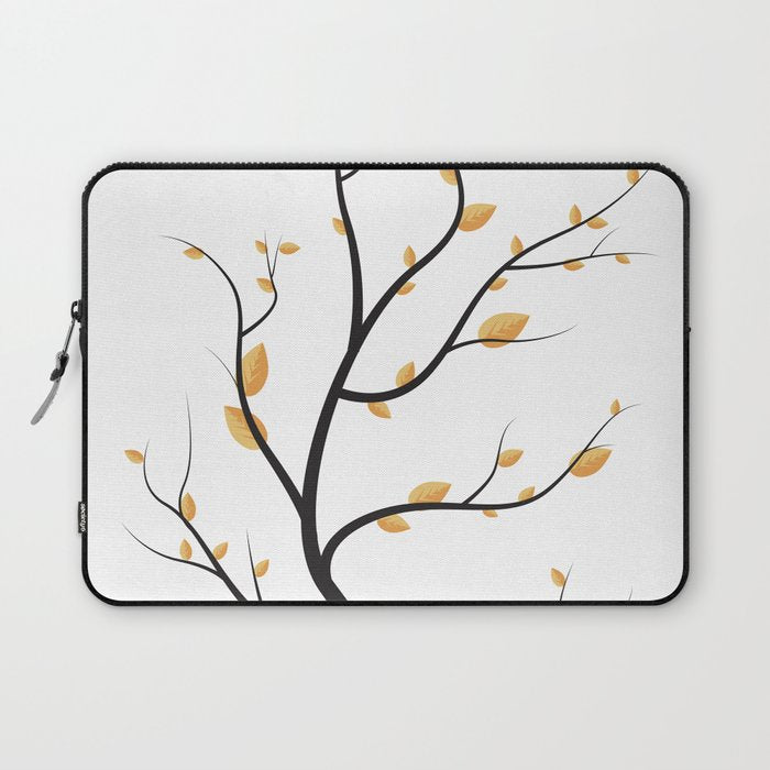 golden leaves Laptop Sleeve Gallery Image 1