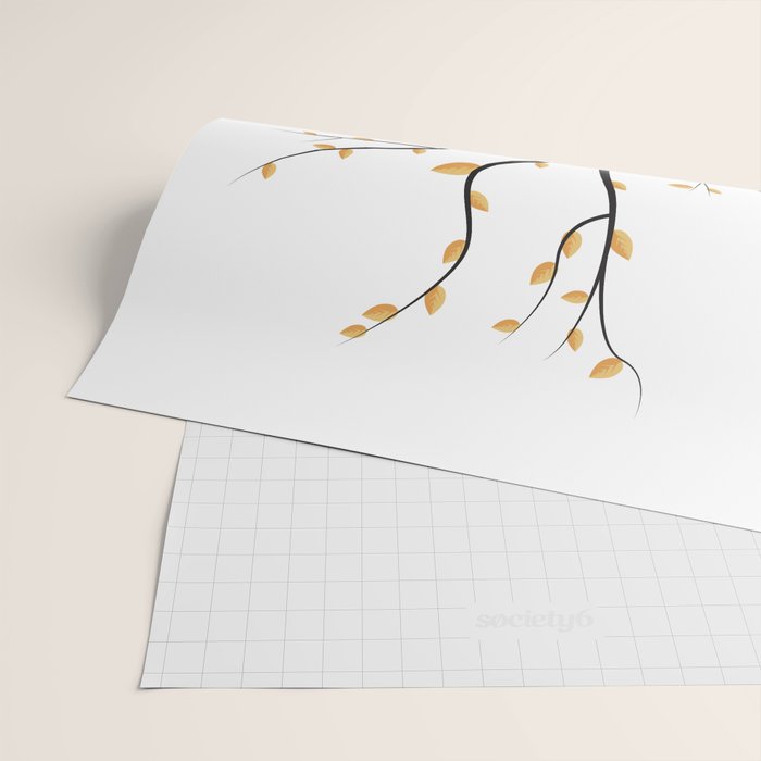 golden leaves Wrapping Paper Gallery Image 2