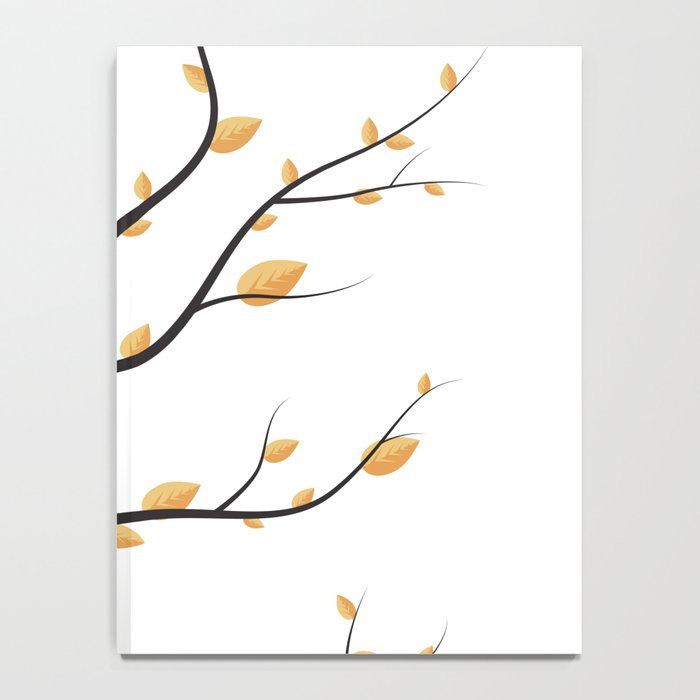 golden leaves Notebook Gallery Image 4
