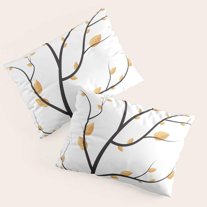 golden leaves Pillow Sham Gallery Image 3