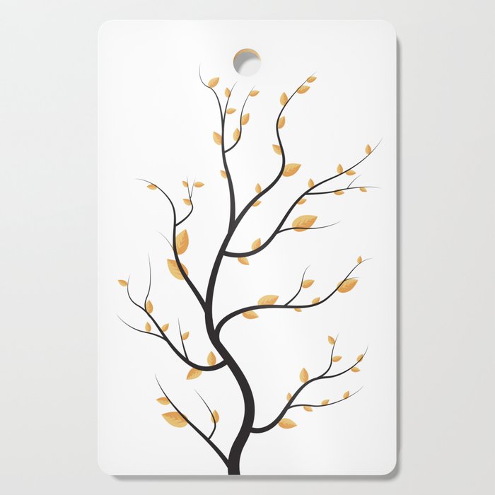 golden leaves Cutting Board Gallery Image 1